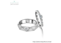 Classic Platinum Couple Bands for Every Love Story