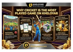 Why Cricket Is the Most Played Game on Kheloyar