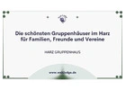 Die schönsten Gruppenhäuser im Harz für Familien, Freunde und Vereine