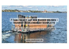 7 Tage Freiheit auf dem Wasser erleben – Hausboot Mecklenburger Seenplatte