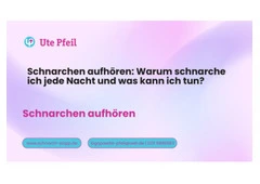 Schnarchen aufhören: Warum schnarche ich jede Nacht und was kann ich tun?