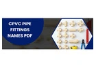 CPVC Pipe Fittings Names PDF