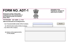 Is ADT-1 Mandatory for First Auditor? MCA Update 2025 Explained