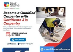 Apply Now for CPC30220 Certificate III in Carpentry