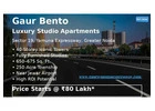 Best Studio Apartments at Gaur Bento Yamuna Expressway Noida