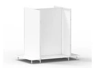 Space-Saving White Gondola Shelving Solutions