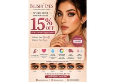 Upgrade Your Look Instantly with Blushy Eyes Colored Contact Lenses