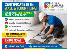 Start Your Trade Career with a Wall and Floor Tiling Certificate in Perth