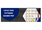 CPVC Pipe Fittings Names PDF