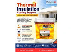 high temperature coating under thermal insulation